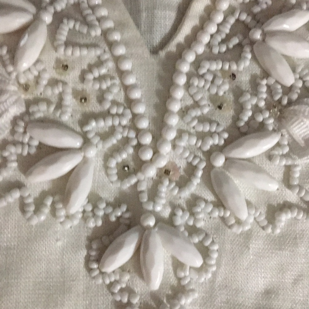 Talbots beaded top